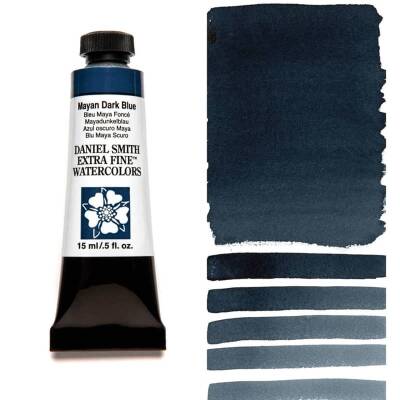 Daniel Smith Extra Fine Tüp Suluboya 15 ml Seri 3 Mayan Dark Blue - 1