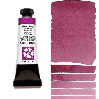 Daniel Smith Extra Fine Tüp Suluboya 15 ml Seri 3 Mayan Violet - 1