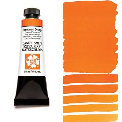 Daniel Smith Extra Fine Tüp Suluboya 15 ml Seri 3 Permanent Orange - 1