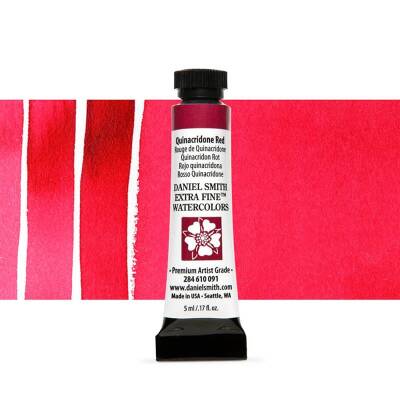 Daniel Smith Extra Fine Tüp Suluboya 5 ml Seri 2 Quinacridone Red - 1