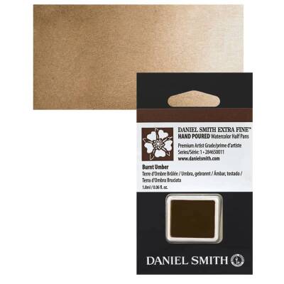 Daniel Smith Extra Fine Yarım Tablet Sulu Boya Seri 1 Burnt Umber - 1