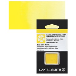 Daniel Smith Extra Fine Yarım Tablet Sulu Boya Seri 2 Hansa Yellow Medium - 1