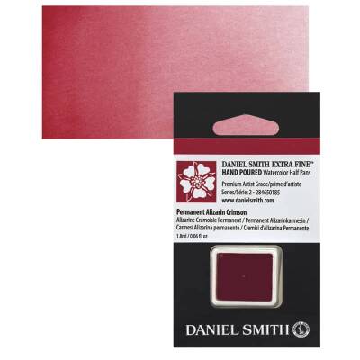 Daniel Smith Extra Fine Yarım Tablet Sulu Boya Seri 2 Permanent Alizarin Crimson - 1