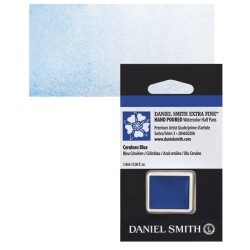 Daniel Smith Extra Fine Yarım Tablet Sulu Boya Seri 3 Cerulean Blue - 1