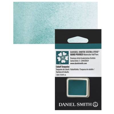 Daniel Smith Extra Fine Yarım Tablet Sulu Boya Seri 3 Cobalt Turquoise - 1
