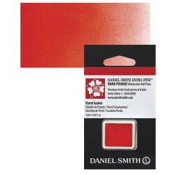 Daniel Smith Extra Fine Yarım Tablet Sulu Boya Seri 3 Pyrrol Scarlet - 1