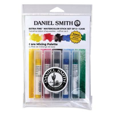 Daniel Smith Watercolor Stick Sulu Boya 5'li Set Core Mixing Palette - 1
