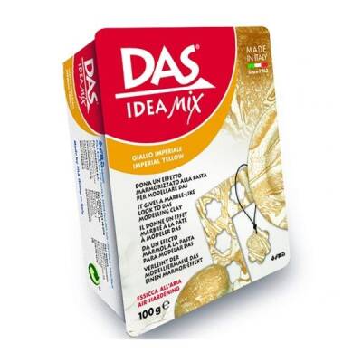 DAS Idea Mix Mermer Efekti Seramik Hamuru 100 gr. İMPARATOR SARISI - 1