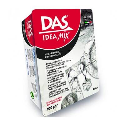 DAS Idea Mix Mermer Efekti Seramik Hamuru 100 gr. SİYAH - 1