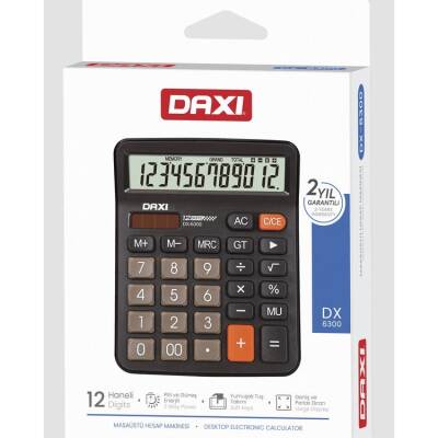 Daxi DX-6300 Masaüstü Hesap Makinesi - 1