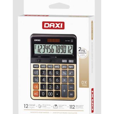 Daxi DX-7100 Masaüstü Hesap Makinesi - 1