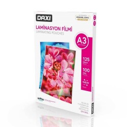 Daxi Laminasyon Filmi A3 125 Micron 100'lü - 1