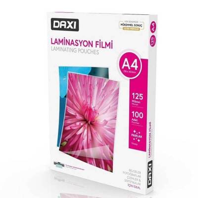 Daxi Laminasyon Filmi A4 125 Micron 100'lü - 1