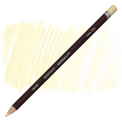 Derwent Coloursoft Pencil Yumuşak Kuruboya Kalemi C010 Cream - 1