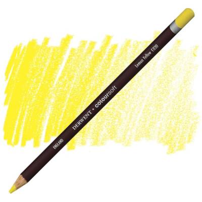 Derwent Coloursoft Pencil Yumuşak Kuruboya Kalemi C030 Lemon Yellow - 1