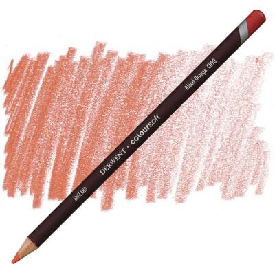 Derwent Coloursoft Pencil Yumuşak Kuruboya Kalemi C090 Blood Orange - 1