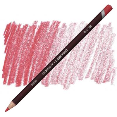 Derwent Coloursoft Pencil Yumuşak Kuruboya Kalemi C100 Rose - 1