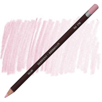 Derwent Coloursoft Pencil Yumuşak Kuruboya Kalemi C190 Pink - 1