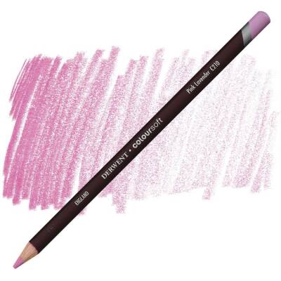 Derwent Coloursoft Pencil Yumuşak Kuruboya Kalemi C210 Pink Lavender - 1