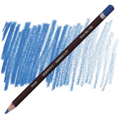 Derwent Coloursoft Pencil Yumuşak Kuruboya Kalemi C320 Electric Blue - 1