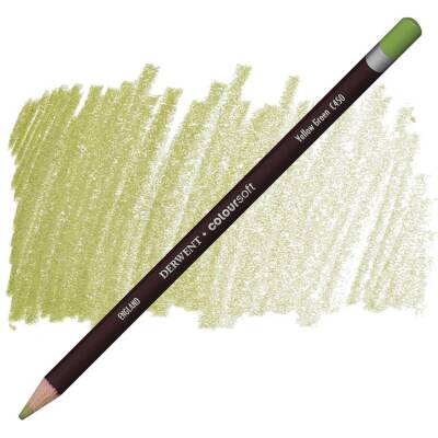 Derwent Coloursoft Pencil Yumuşak Kuruboya Kalemi C450 Yellow Green - 1