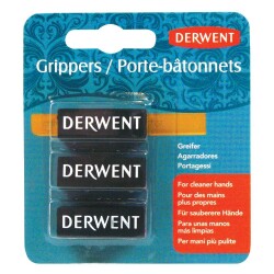 Derwent Grippers (Blok Tutucu) 3 Adet Blister - 1