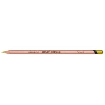 Derwent Metalik Kuru Boya Kalemi 86 Yellow - 1