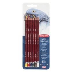 Derwent Pastel Pencil 6'lı Blister Pastel Kalem Seti - 1