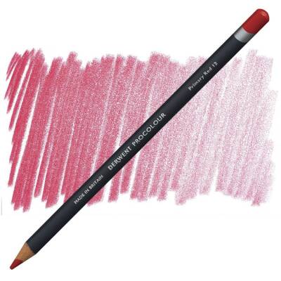 Derwent Procolour Kuru Boya Kalemi 12 PRIMARY RED - 1