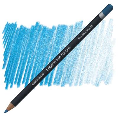 Derwent Procolour Kuru Boya Kalemi 39 KINGFISHER BLUE - 1