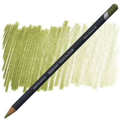 Derwent Procolour Kuru Boya Kalemi 52 OLIVE GREEN - 1