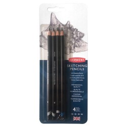 Derwent Sketching Pencils Çizim Kalemi Seti 4'lü Blister - 1