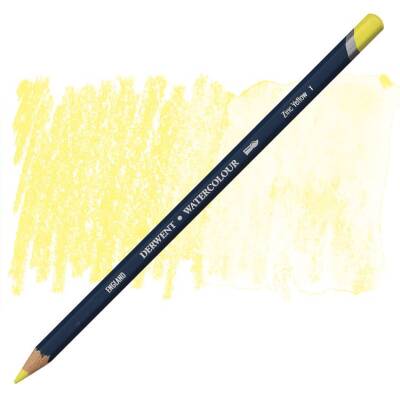 Derwent Watercolour Pencil Suluboya Kalemi 01 Zinc Yellow - 1