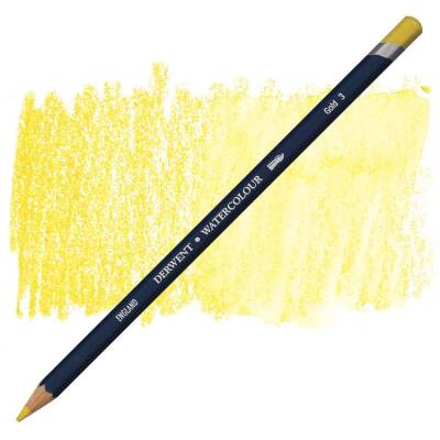 Derwent Watercolour Pencil Suluboya Kalemi 03 Gold - 1