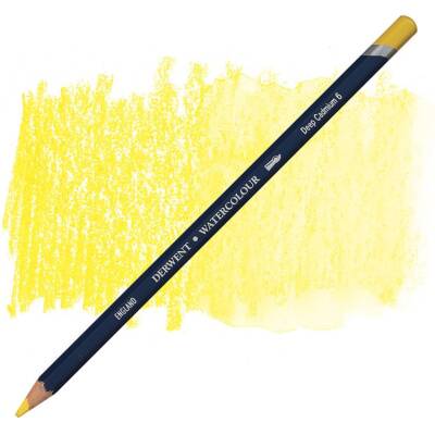 Derwent Watercolour Pencil Suluboya Kalemi 06 Deep Cadmium - 1