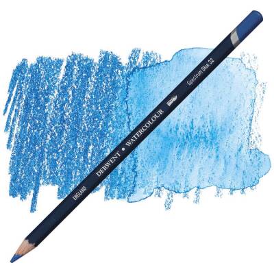 Derwent Watercolour Pencil Suluboya Kalemi 32 Spectrum Blue - 1