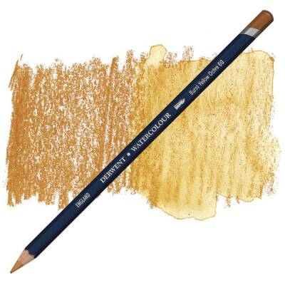 Derwent Watercolour Pencil Suluboya Kalemi 60 Burnt Yellow Ochre - 1