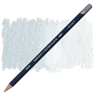 Derwent Watercolour Pencil Suluboya Kalemi 71 Silver Grey - 1