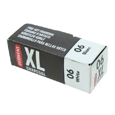 Derwent XL Charcoal Block Kalın Kömür Füzen 06 White - 1