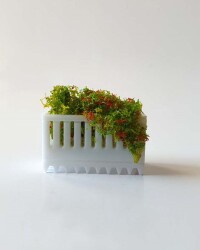 Dikdörtgen Saksı 1/100 2 Adet - Eshel