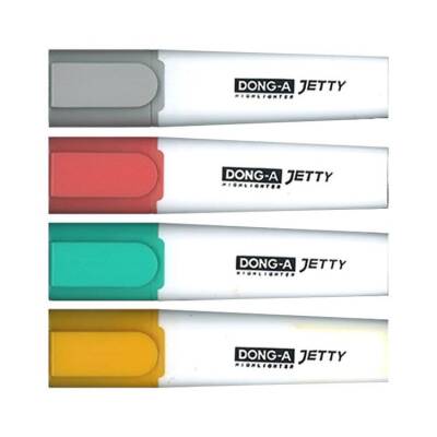 Dong-A Jetty Fosforlu Kalem 4 Pastel Renk - 1