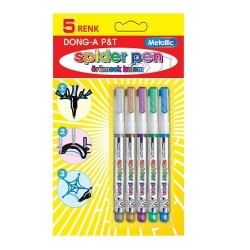 Dong-A Spider Pen Örümcek Kalem 5 Renk Blister - 1