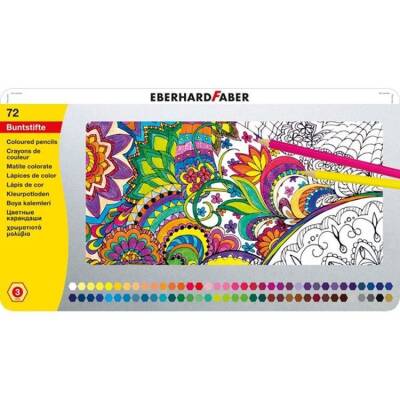 Eberhard Faber Kuru Boya 72 Renk Metal Kutu - 1