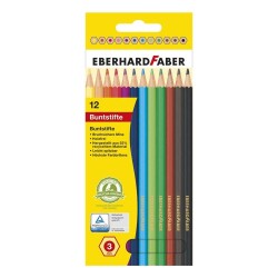 Eberhard Faber Kuru Boya Kalemi 12 Renk 3mm Mine - 1