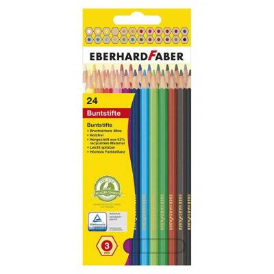 Eberhard Faber Kuru Boya Kalemi 24 Renk 3mm Mine - 1