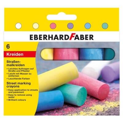 Eberhard Faber Sokak İşaretleme Tebeşiri 6 Renk - 1