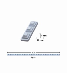 EÇ 31 100 cm Esnek Mobilya Çıtası - 1