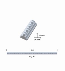 EÇ 51 100 cm Esnek Mobilya Çıtası - 1