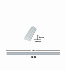 EÇ 72 100 cm Esnek Mobilya Çıtası - 1