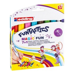 Edding 13 Funtastics Magic Fun Sihirli Keçeli Kelem 8'li - 1